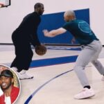 Chris Paul hoops with Mookie Betts at Clippers’ facility
