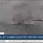 Jet climbed 8,000 feet after pilots ejected before crashing into San Diego Bay