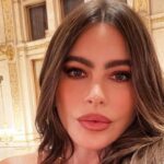 Sofia Vergara Dons Bold Strapless Top With Matching Skirt