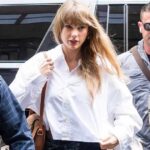 Taylor Swift’s Tiny Denim & Sweatpants Shorts Get Massive Fan Reaction