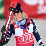 Mikaela Shiffrin, with second-run rally, wins her sixth straight World Cup slalom