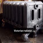 110-pound cast-iron Victorian radiator upcycled into a gaming PC — massive radiator used for cooling the bottom-mounted PC components