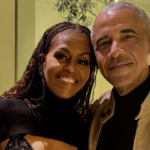 Michelle Obama Styles Archival McQueen With a Bolero on Christmas Eve