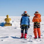 The duo kite-skiing 4000 kilometres across Antarctica for science