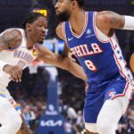 Philadelphia 76ers fall to Oklahoma City Thunder for 3rd straight loss
