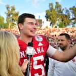 Fernando Mendoza finds out Indiana’s CFP semi opponent in hilarious fashion