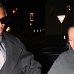 Rihanna surprises partner A$AP Rocky at his New York Fashion Week show