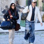 Brad Pitt and Ines de Ramon seen together for first time in three months as they arrive in Greece