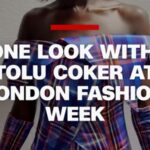 One Look With: Designer Tolu Coker backstage at London Fashion Week