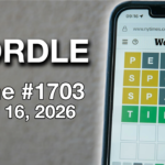 Today’s Wordle #1703: Hints and Answer for February 16, 2026