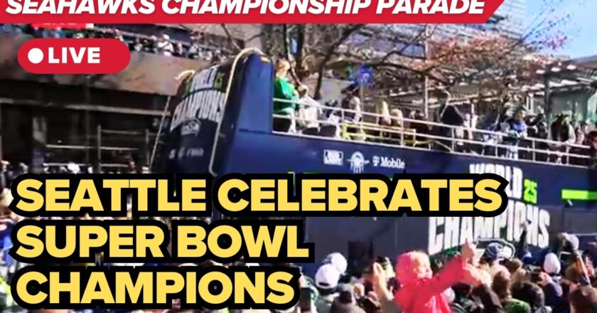 LIVE: Seahawks Championship Ceremony + Parade