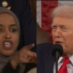 ‘You should be ashamed’: Trump shuts down heckling Ilhan Omar