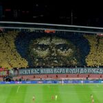Red Star Belgrade Fans Unveil Striking Orthodox Tifo in Europa League Clash