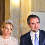 Prince Nikolaos of Greece and Princess Chrysí celebrate their first anniversary a year after their glittering royal wedding