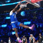 Former Michigan State player Jase Richardson OK after scary fall in NBA Slam Dunk Contest