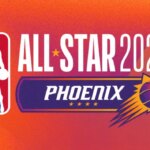 Phoenix NBA All-Star Game 2027 logo includes Suns’ sunburst