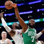 LeBron James praises Jaylen Brown after Celtics-Lakers game