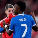 Benfica boss Jose Mourinho criticised for reaction to Vinicius Junior racist abuse claims