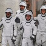 Four new astronauts arrive at the International Space Station to replace NASA’s evacuated crew