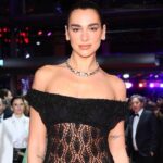 Dua Lipa’s Fully Sheer Chanel Dress Look Commands Red Carpet Attention