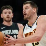 Nuggets rout Trail Blazers 157-103 for the most points on the road in franchise history