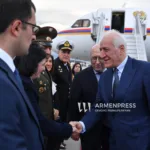 Armenian President arrives in Greece on official visit