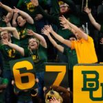 The ‘6-7’ craze is going strong at NBA and college basketball games