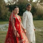 At this multicultural wedding in Greece, the bride walked down the aisle to the Jurassic Park theme song