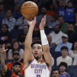 Thunder’s Jared McCain unsurprisingly wins NBA Celebrity 3-Point Contest