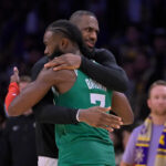 LeBron James still hasn’t forgotten Jaylen Brown’s criticism of Bronny during the Summer League