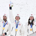 U.S. clinches back-to-back gold in mixed team aerials in dominating fashion