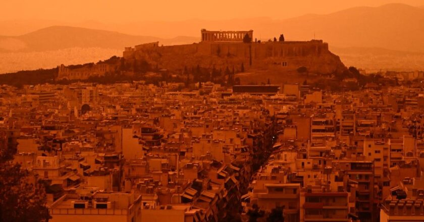 Greece Braces for Saharan Dust Across the Country