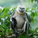 Blue-faced, puffy-lipped monkey scores a rare conservation win