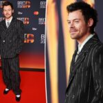 Harry Styles rocks Chanel suit, ballet flats at 2026 BRIT Awards