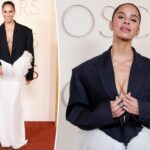 Misty Copeland is a high-fashion ballerina on the Oscars 2026 red carpet in tutu dress