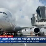 Flight cancellations at LAX grow as global air travel disrupted following attack on Iran