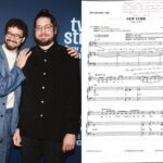 ‘Two Strangers’ writers, Jim Barne and Kit Buchan, reveal annotated sheet music for the musical’s opener