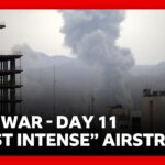 US unleashes “most intense” onslaught on Iran since start of war | BBC News