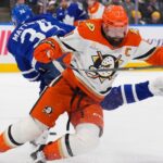 Ducks’ Radko Gudas slapped with 5-game ban for kneeing Auston Matthews