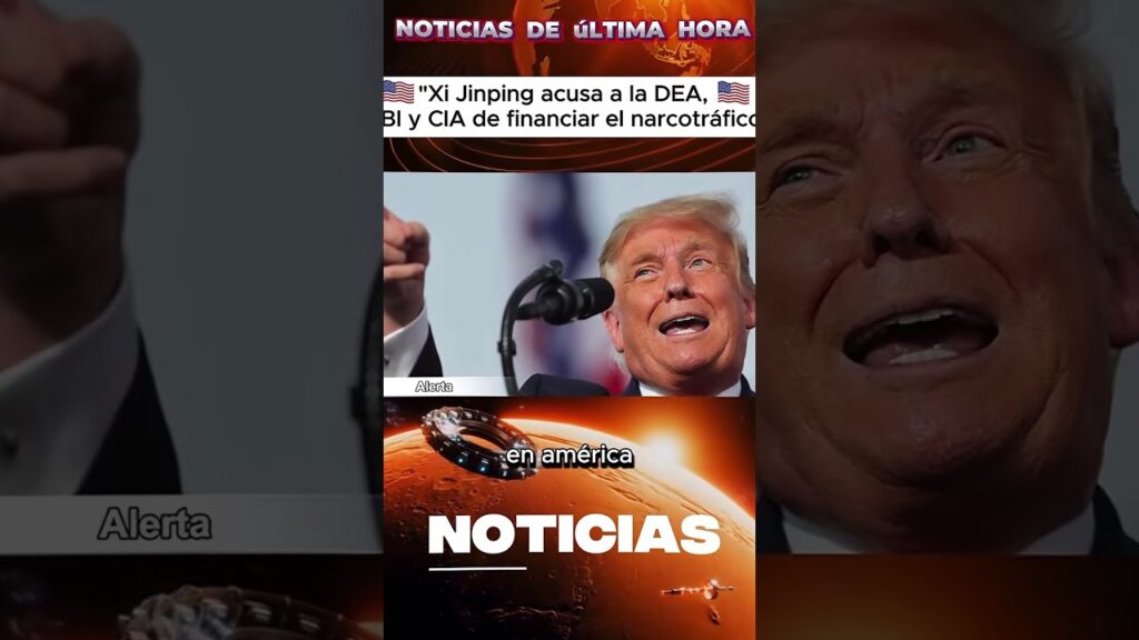 Xi Jinping China acusa a Trump y la DEA de financiar el narco tráfico #trump #iran #guerra #china