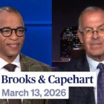 Brooks and Capehart on Trump’s mixed signals on the Iran war