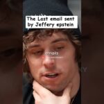 The last mysterious email Epstein sent to himself before getting arrested #shorts