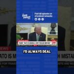 Trump falsely claims he can leave NATO without Congress #shorts