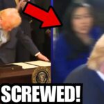 Watch VISIBLY FRAIL Trump FLEE THE ROOM