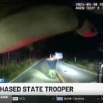 Police chase ends with state trooper in handcuffs after stop sticks deployed