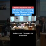 Afroman Tells Testifying Deputy, ‘Shouldn’t Have Threw A Fake Raid’