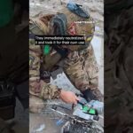 Ukrainian Soldiers Found and Neutralized Russian Drone Lying in Ambush #warinukraine