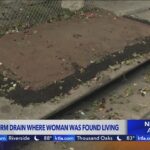 L.A. officials seal storm drain where homeless woman was found living