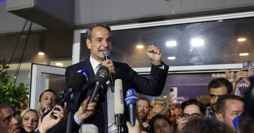 Greek PM’s conservative party wins big in election, sets sights on outright majority