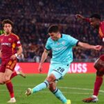 Cambiaghi late show sinks Roma as Bologna join Villa and Porto in Europa League quarters